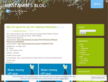 Tablet Screenshot of mastamim.wordpress.com