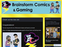 Tablet Screenshot of brainstormcomicsfrederick.wordpress.com