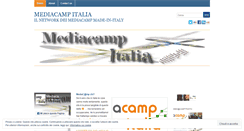 Desktop Screenshot of mediacampitalia.wordpress.com