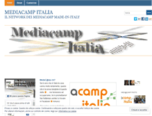Tablet Screenshot of mediacampitalia.wordpress.com