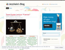 Tablet Screenshot of jezziiale.wordpress.com