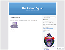 Tablet Screenshot of cazmosquad.wordpress.com