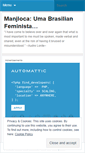 Mobile Screenshot of manjioca.wordpress.com