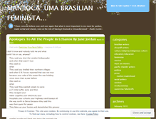 Tablet Screenshot of manjioca.wordpress.com