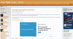 Desktop Screenshot of bandbcigarclub.wordpress.com