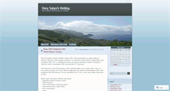 Desktop Screenshot of denysutani.wordpress.com