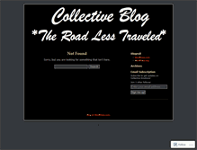 Tablet Screenshot of collectiveemotions.wordpress.com