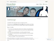 Tablet Screenshot of fitlads.wordpress.com