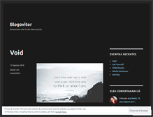 Tablet Screenshot of blogovitor.wordpress.com