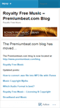 Mobile Screenshot of premiumbeat.wordpress.com
