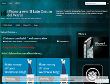 Tablet Screenshot of iphonefourever.wordpress.com