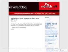 Tablet Screenshot of nonickvideoblog.wordpress.com