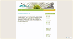 Desktop Screenshot of admintageous.wordpress.com