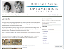Tablet Screenshot of mcdonaldadams.wordpress.com