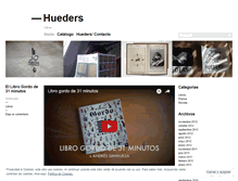 Tablet Screenshot of hueders.wordpress.com