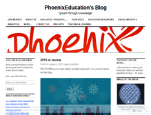 Tablet Screenshot of phoenixeducation.wordpress.com