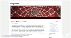 Desktop Screenshot of kimpanella.wordpress.com