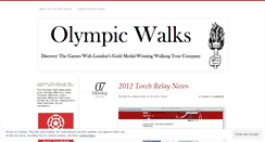 Desktop Screenshot of olympicwalkingtours2012.wordpress.com