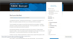 Desktop Screenshot of nbdcreport.wordpress.com