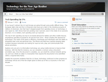 Tablet Screenshot of hightechrealtor.wordpress.com