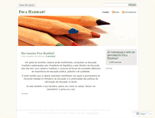 Tablet Screenshot of ficahaddad.wordpress.com