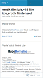 Mobile Screenshot of erotikfilmizlet.wordpress.com