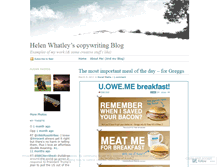 Tablet Screenshot of helenwhatley.wordpress.com