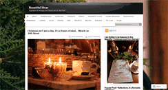 Desktop Screenshot of beautifulideas.wordpress.com