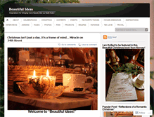 Tablet Screenshot of beautifulideas.wordpress.com