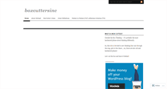 Desktop Screenshot of boxcuttersinc.wordpress.com