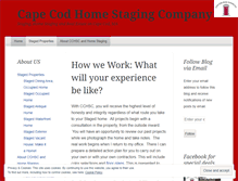 Tablet Screenshot of capecodhomestagingco.wordpress.com