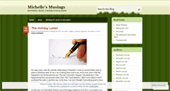 Desktop Screenshot of musingsbymichelle.wordpress.com