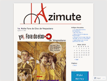 Tablet Screenshot of coletivoazimute.wordpress.com