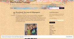 Desktop Screenshot of pointerfam.wordpress.com