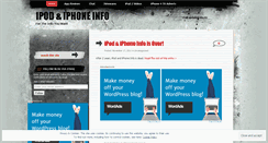 Desktop Screenshot of ipodandiphoneinfo.wordpress.com