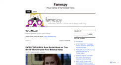 Desktop Screenshot of famespy.wordpress.com
