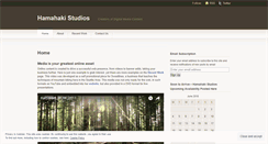 Desktop Screenshot of hamahakistudios.wordpress.com