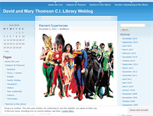 Tablet Screenshot of dmtlibrary.wordpress.com