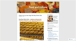 Desktop Screenshot of cultureandfood.wordpress.com