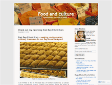 Tablet Screenshot of cultureandfood.wordpress.com