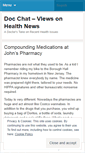 Mobile Screenshot of docchat.wordpress.com