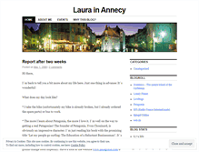 Tablet Screenshot of laurahoppe.wordpress.com