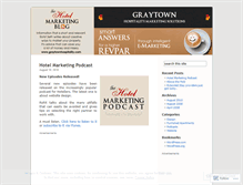 Tablet Screenshot of hospitalitymarketing.wordpress.com