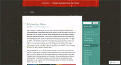 Desktop Screenshot of coryorr.wordpress.com