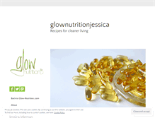 Tablet Screenshot of glownutritionjessica.wordpress.com