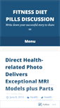 Mobile Screenshot of fitnessdietpills.wordpress.com