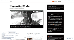 Desktop Screenshot of essentialmale.wordpress.com