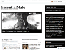 Tablet Screenshot of essentialmale.wordpress.com