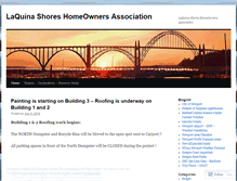 Tablet Screenshot of laquinashores.wordpress.com