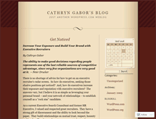 Tablet Screenshot of ccgabor.wordpress.com